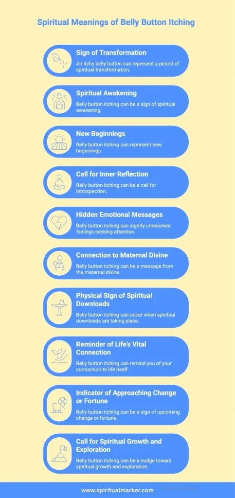 10 spiritual meanings of belly button itching