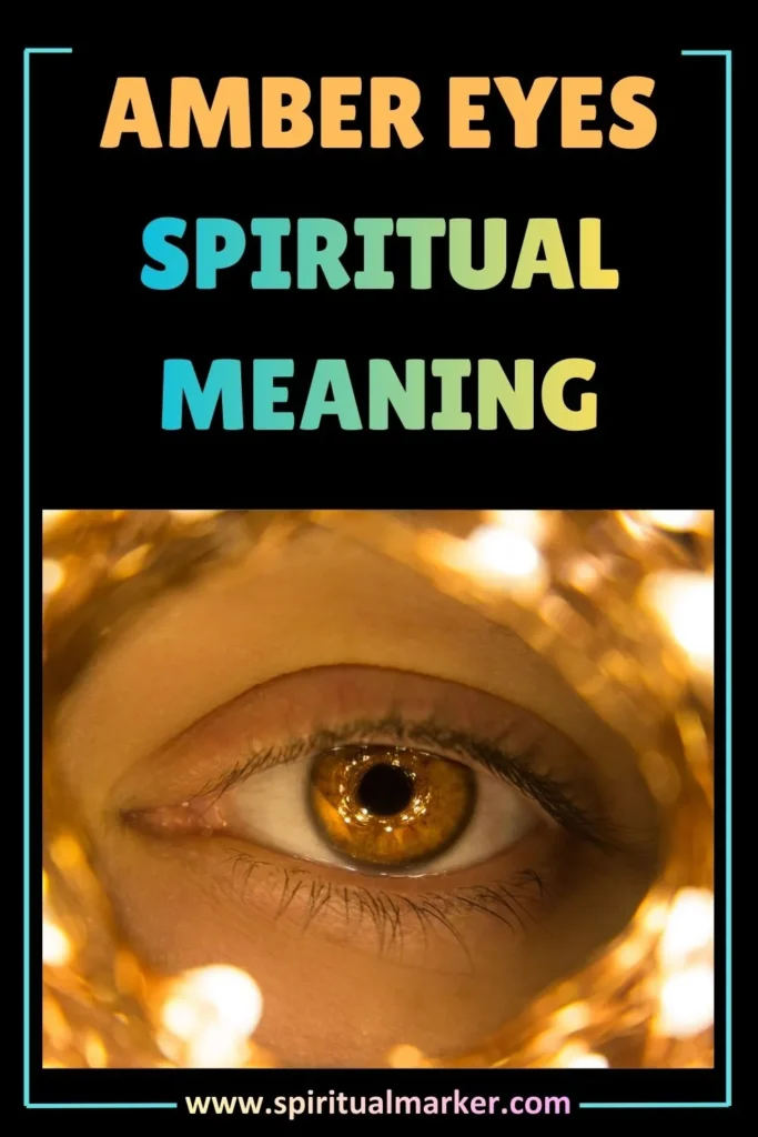amber eyes spiritual meaning
