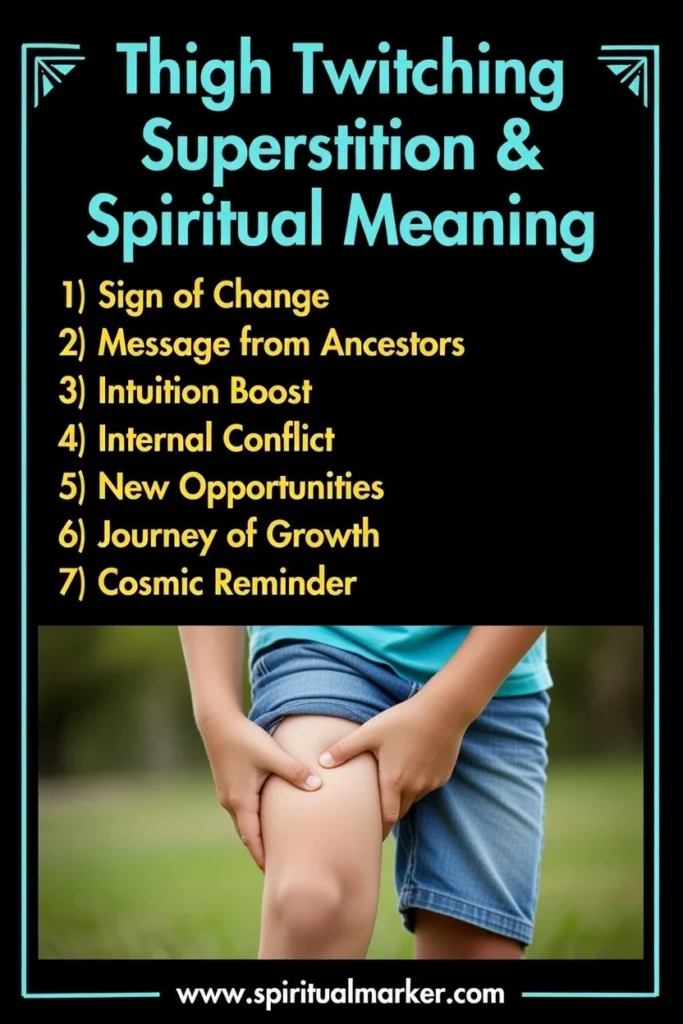 thigh twitching superstition and spiritual meaning