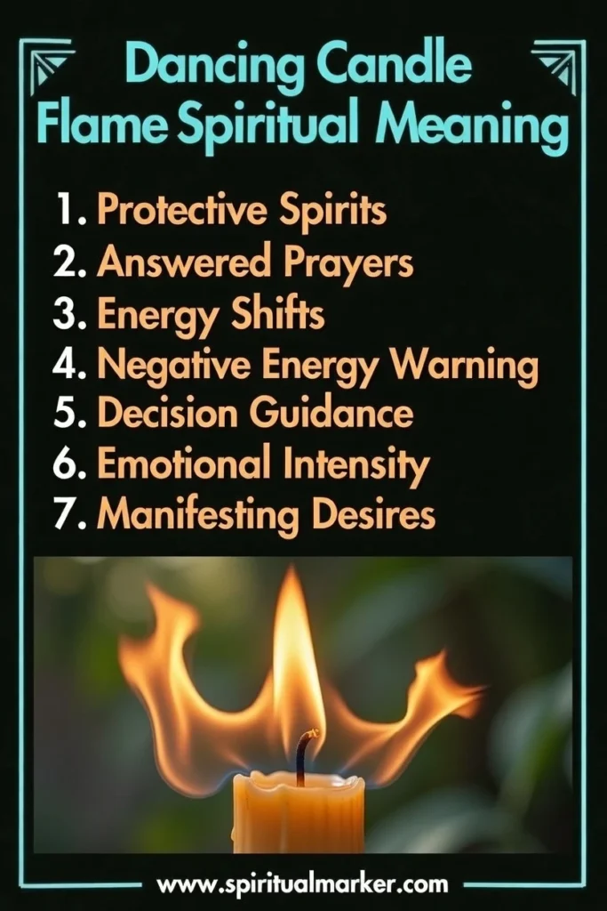 What Does a Dancing Candle Flame Mean Spiritually? | Spiritual Marker