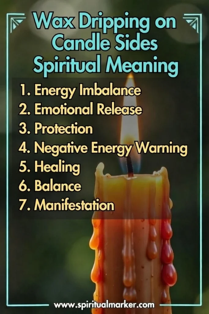 meaning of wax on sides of the candle