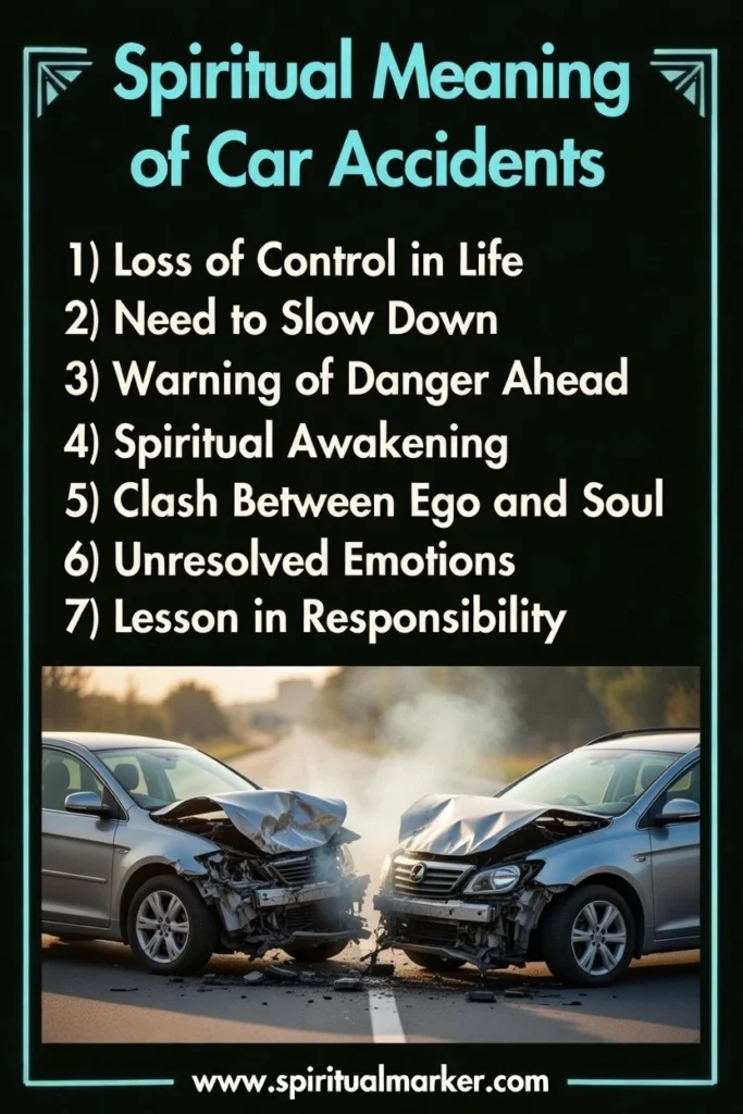 spiritual meaning of car accident