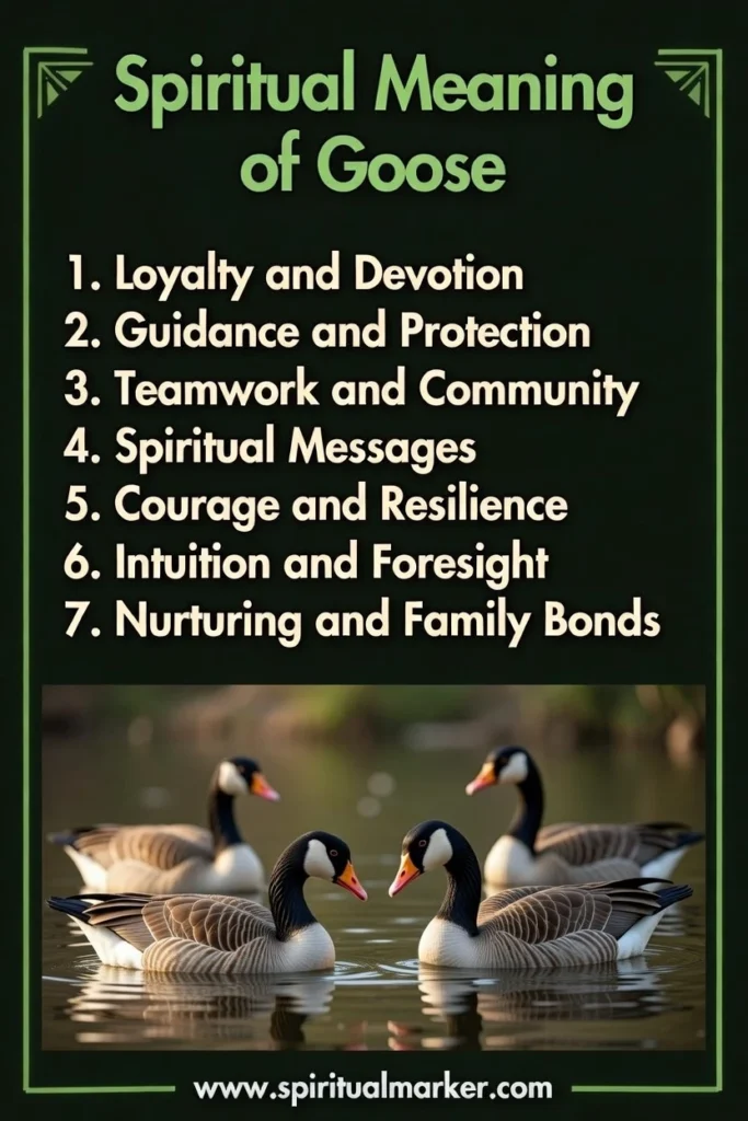 spiritual meaning of goose