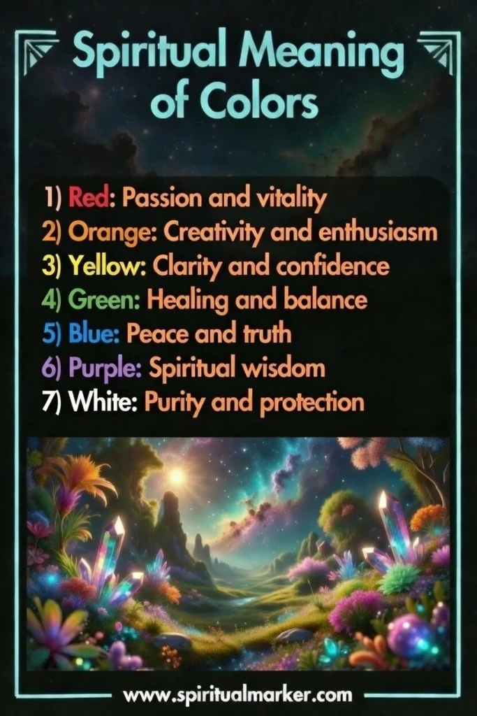 what do colors symbolize spiritually