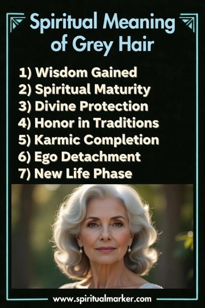 what does gray hair symbolize spiritually