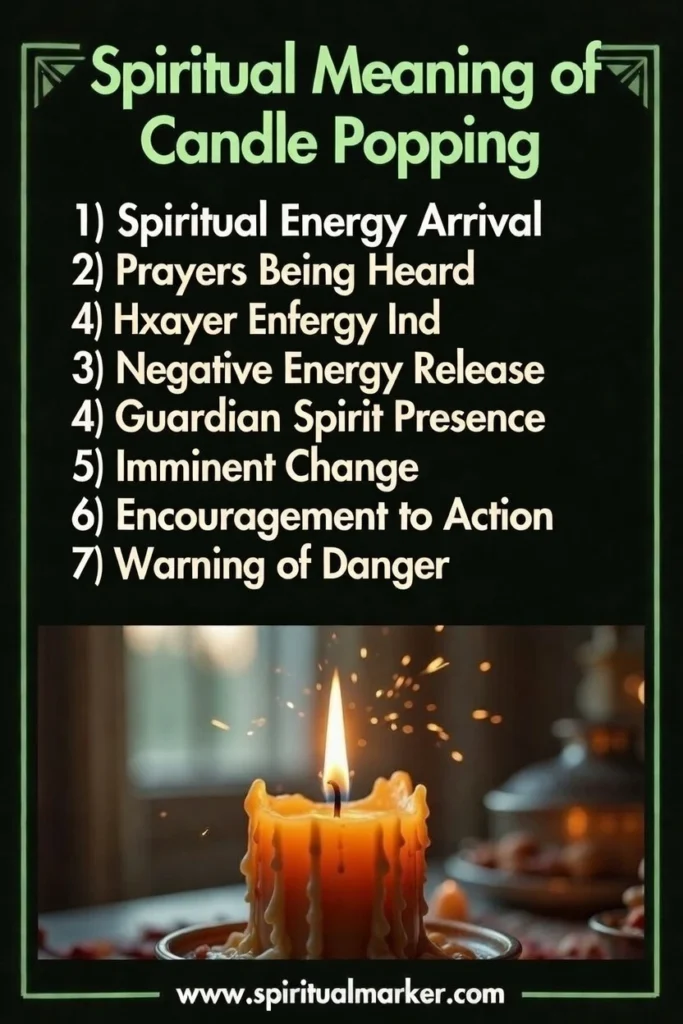 what is the spiritual meaning of popping candle