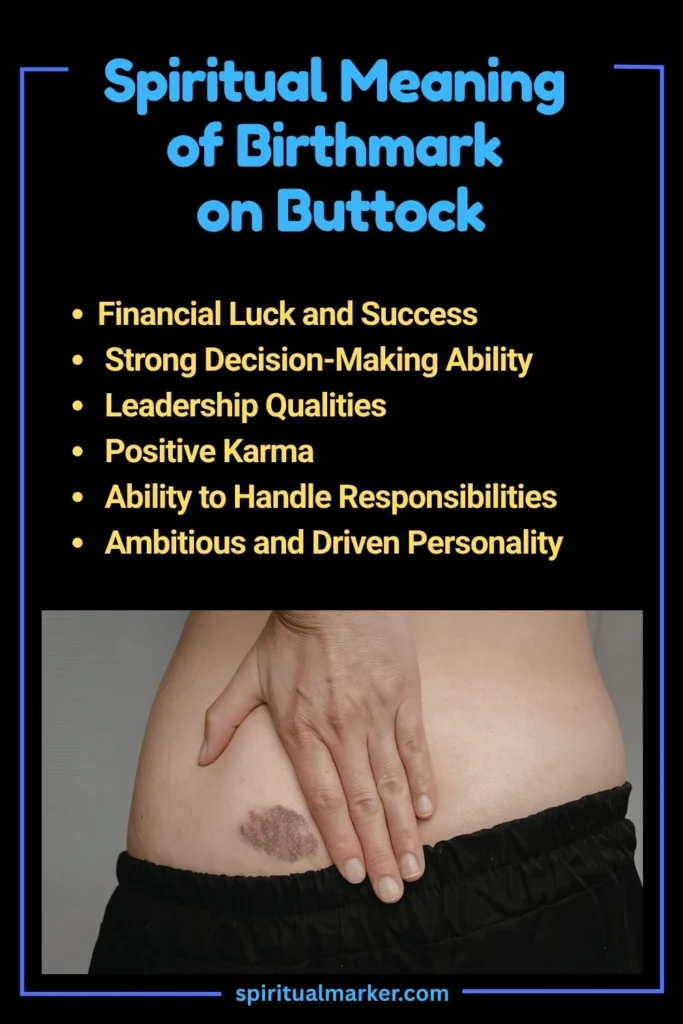 Spiritual Meaning of Birthmark on Buttock for females and males