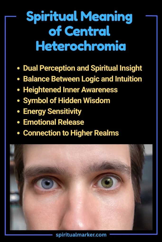 Spiritual Meaning of Central Heterochromia