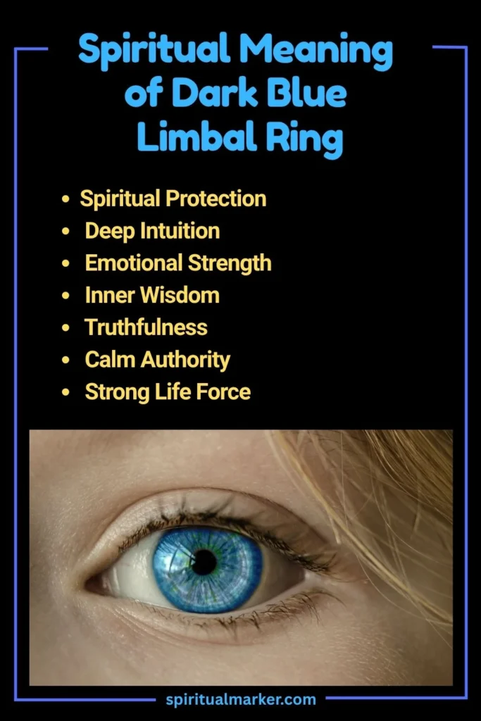 Spiritual Meaning of Dark Blue Limbal Ring