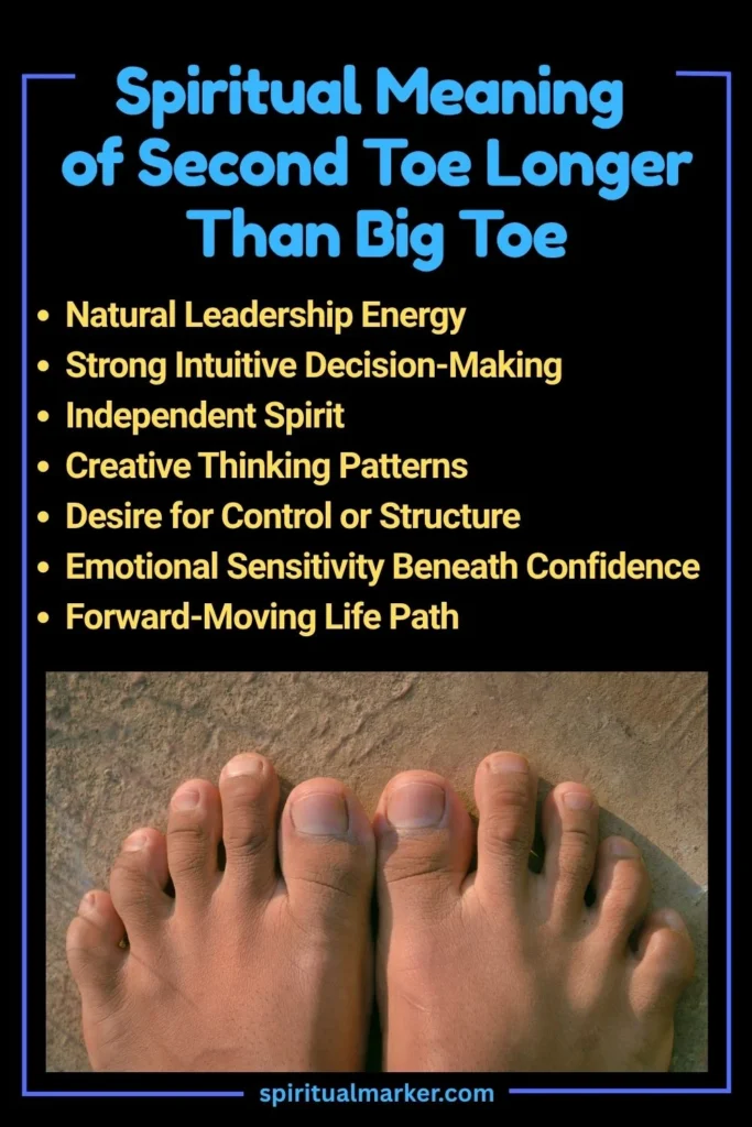 Spiritual Meaning of Second Toe Longer Than Big Toe