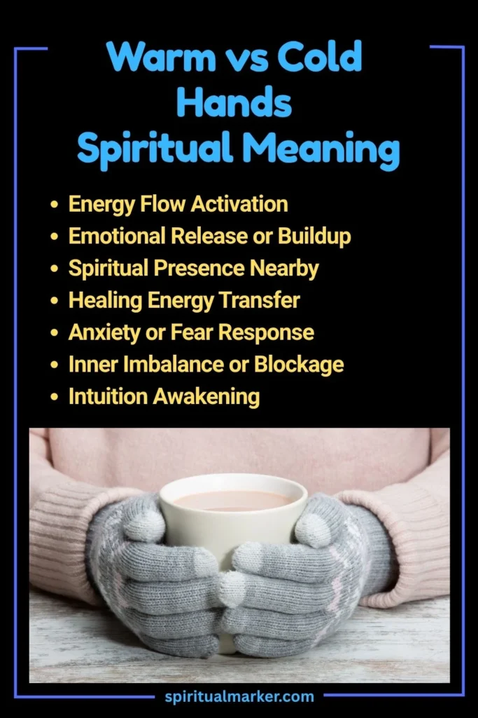 Warm vs Cold Hands Spiritual Meaning