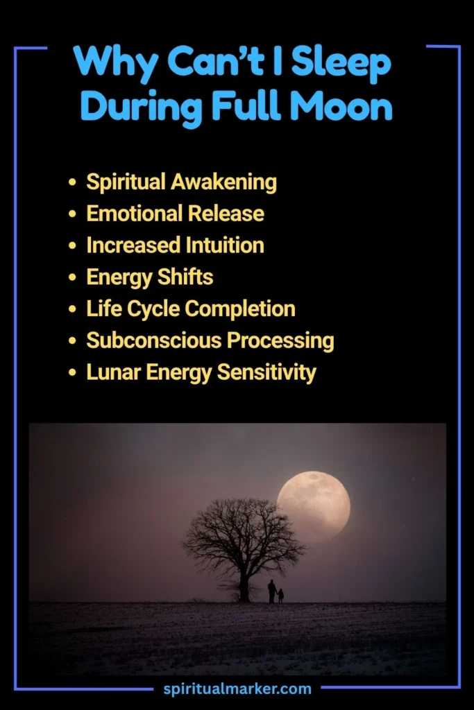 Why Can’t I Sleep During Full Moon spiritual meaning