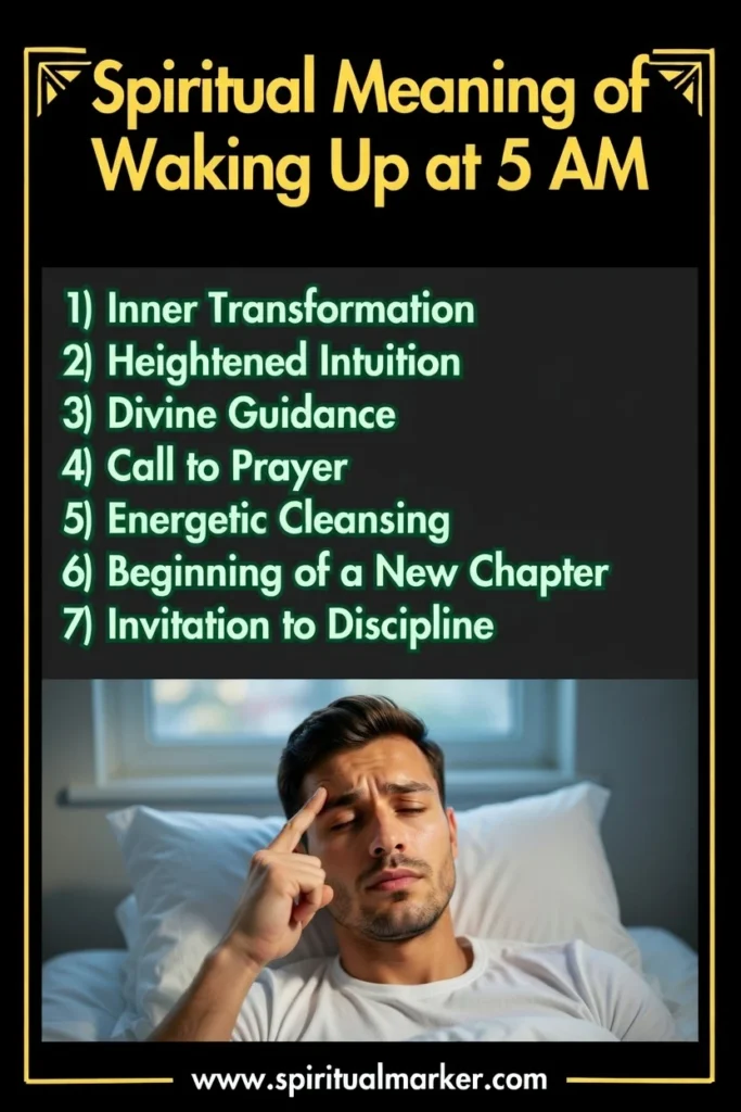 biblical and spiritual meaning of waking up at 5 am