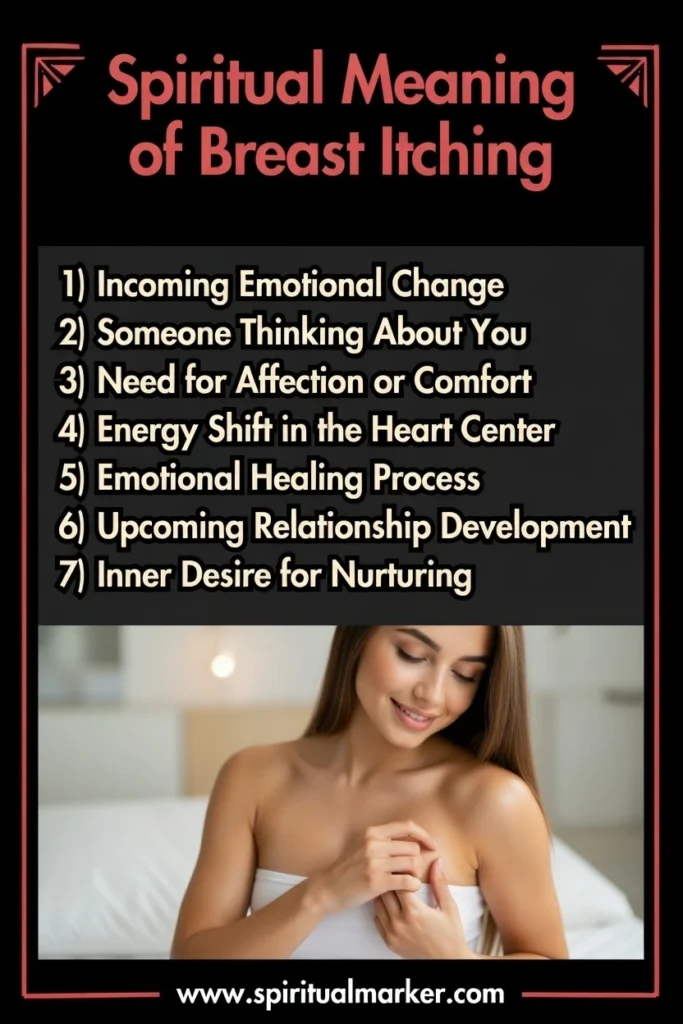 breast or nipple itching superstition and spiritual meaning