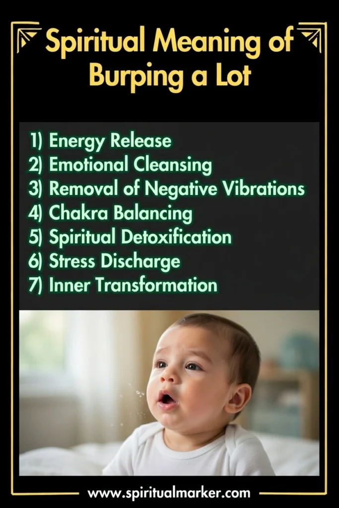 spiritual meaning of burping a lot