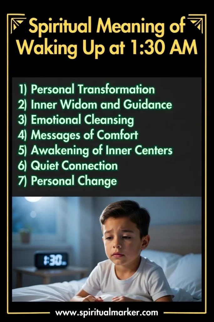 spiritual meaning of waking up at 130 am