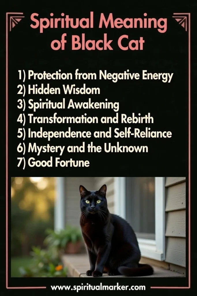 what does black cat symbolize spiritually