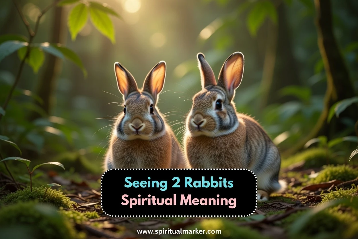 Seeing 2 Rabbits Spiritual Meaning and Symbolism | Spiritual Marker