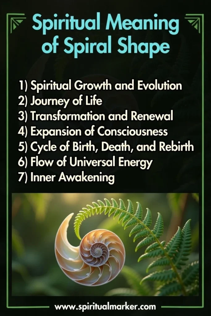 what does spiral shape symbolize spiritually