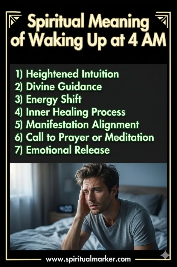 what is the spiritual meaning of waking up at 4 am