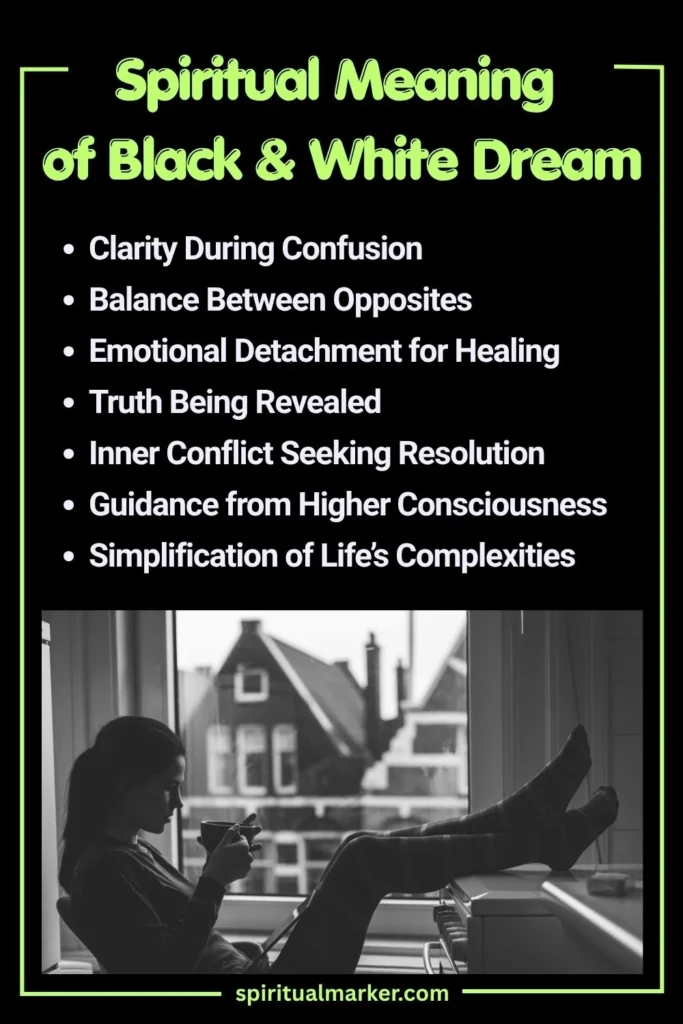 Spiritual Meaning of Black & White Dream