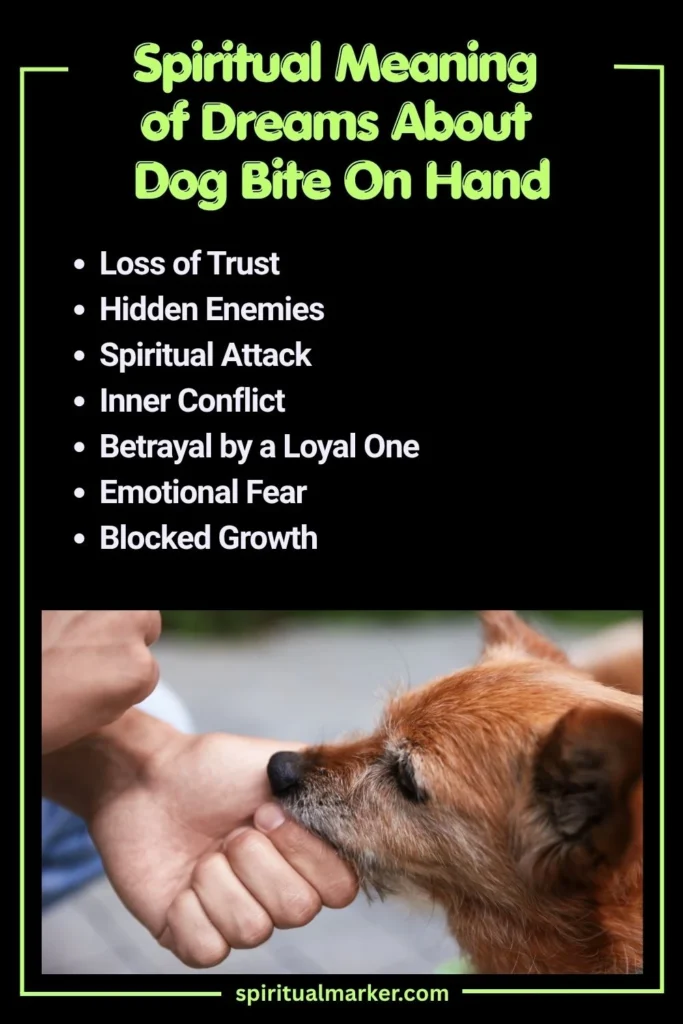 Spiritual Meaning of Dreams About Dog Bite On Hand