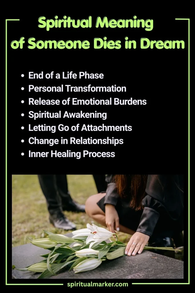 Spiritual Meaning of Someone Dies in Your Dream