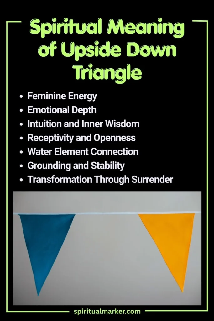 Spiritual Meaning of Upside Down Triangle