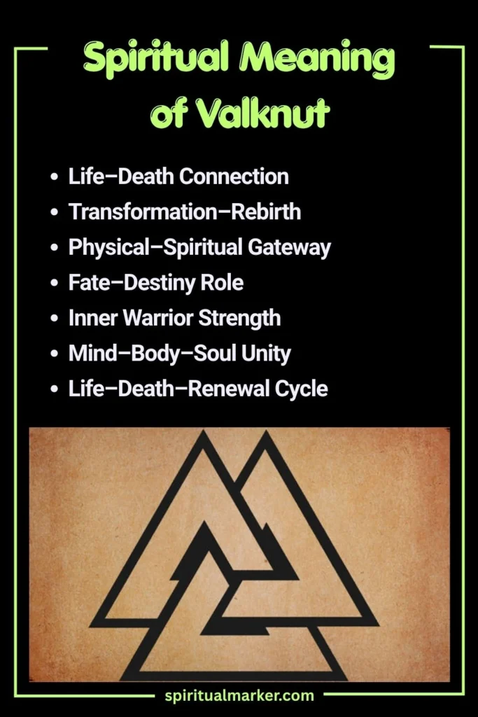 Spiritual Meaning of Valknut or Three Interlocking Triangles