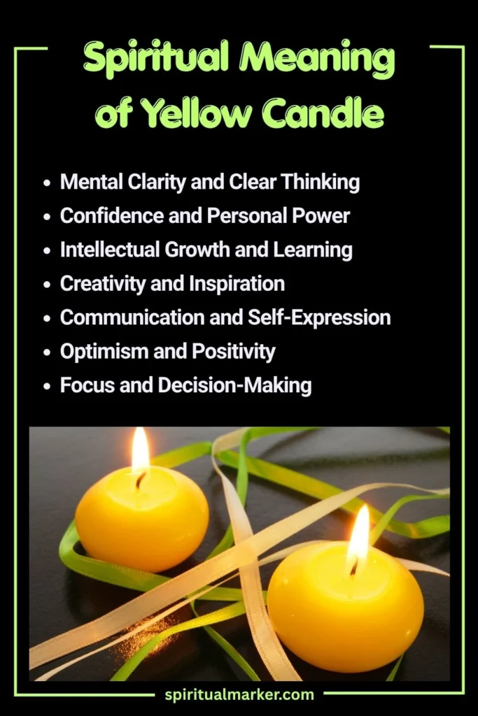 Spiritual Meaning of Yellow Candle and Symbolism