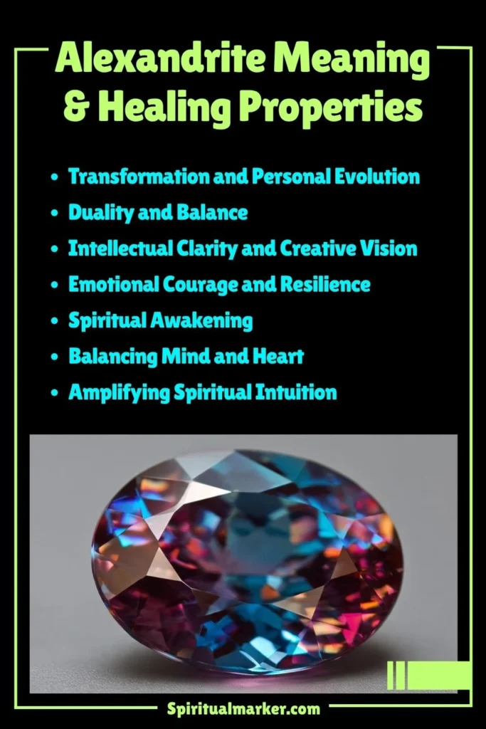 Alexandrite Meaning, Healing Properties and Spiritual Symbolism