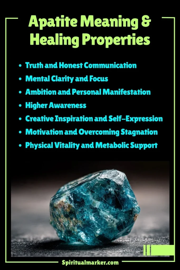 Apatite Meaning, Healing Properties and Spiritual Symbolism