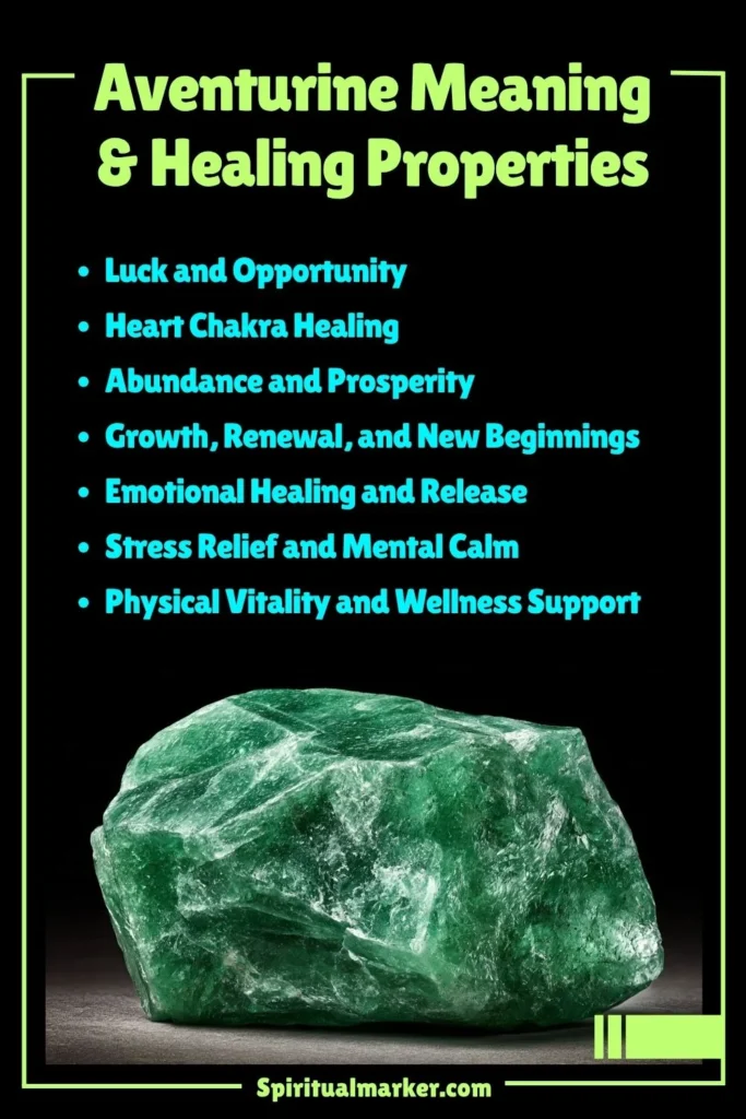 Aventurine Meaning, Healing Properties and Spiritual Symbolism