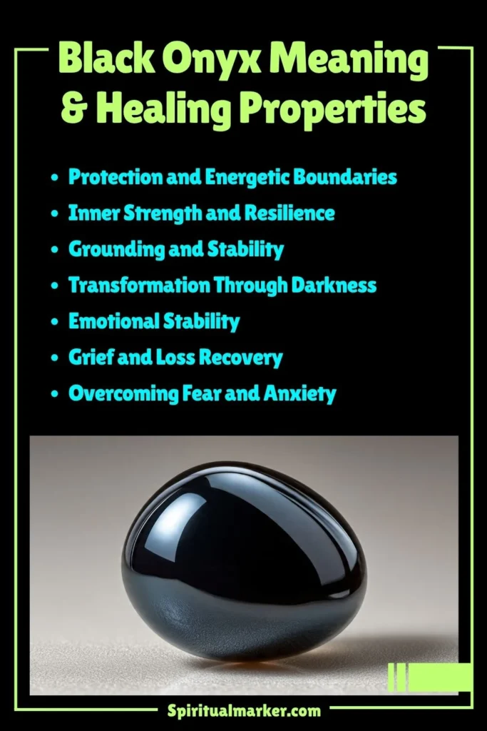 Black Onyx Meaning, Healing Properties and Spiritual Symbolism