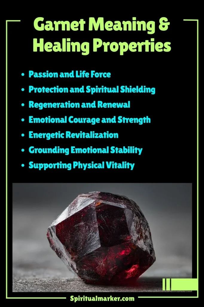 Garnet Meaning, Healing Properties and Spiritual Symbolism