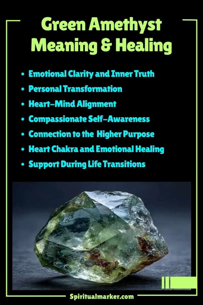 Green Amethyst Meaning, Healing Properties and Spiritual Symbolism