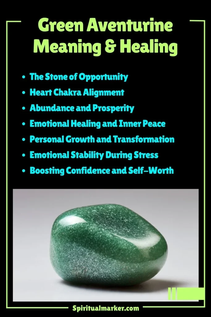 Green Aventurine Meaning, Healing Properties and Spiritual Symbolism