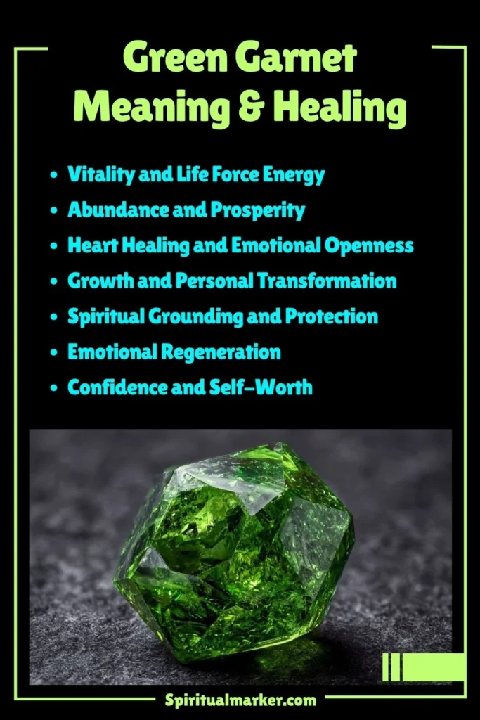 Green Garnet Meaning, Healing Properties and Spiritual Symbolism