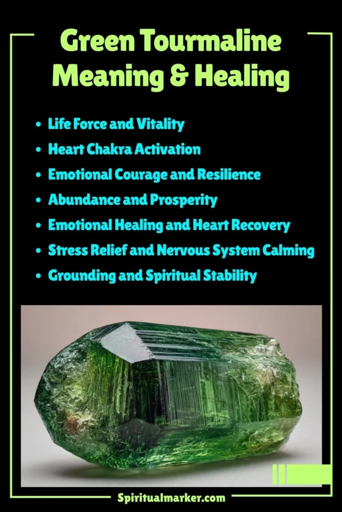 Green Tourmaline Meaning, Healing Properties and Spiritual Symbolism