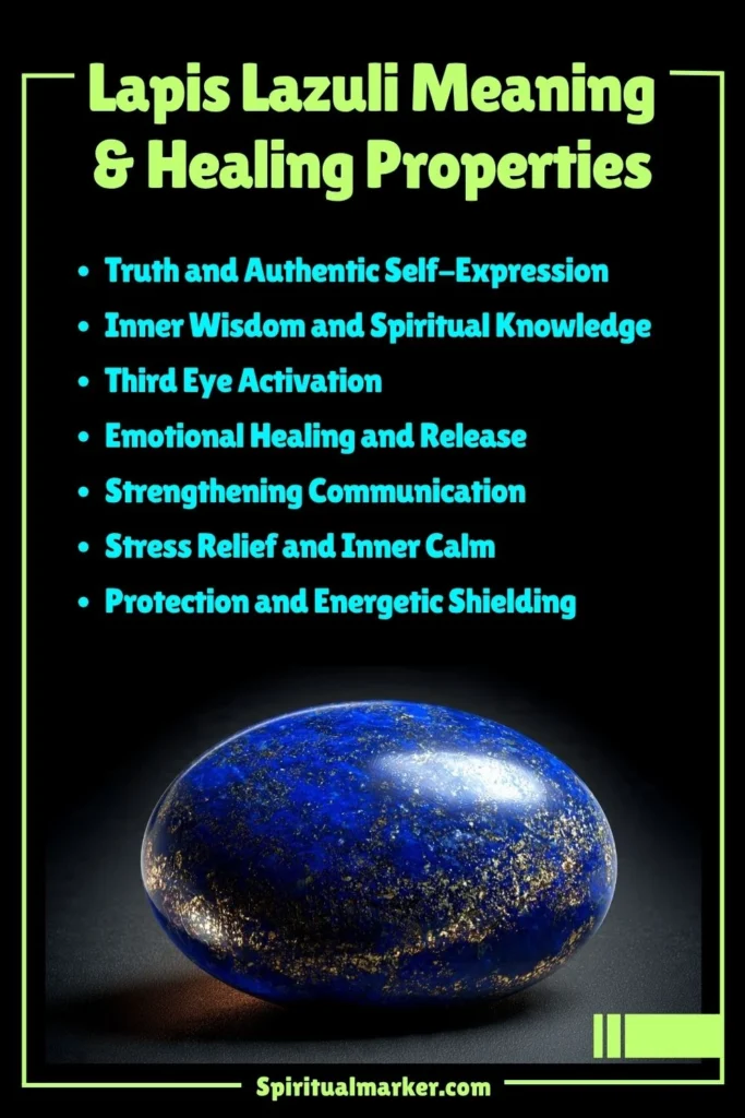 Lapis Lazuli Meaning, Healing Properties and Spiritual Symbolism