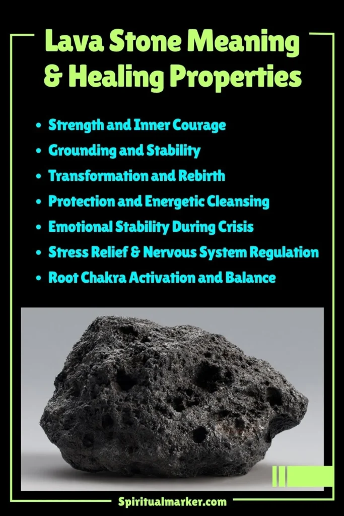 Lava Stone Meaning, Healing Properties and Spiritual Symbolism