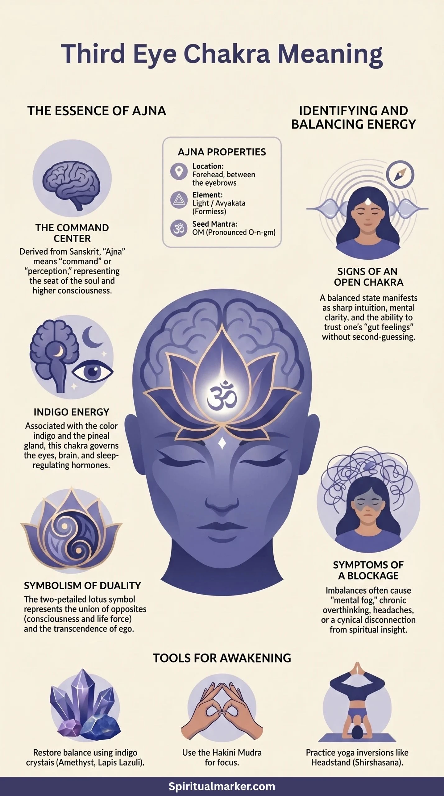 Meaning of Third Eye Chakra, A Complete Infographic