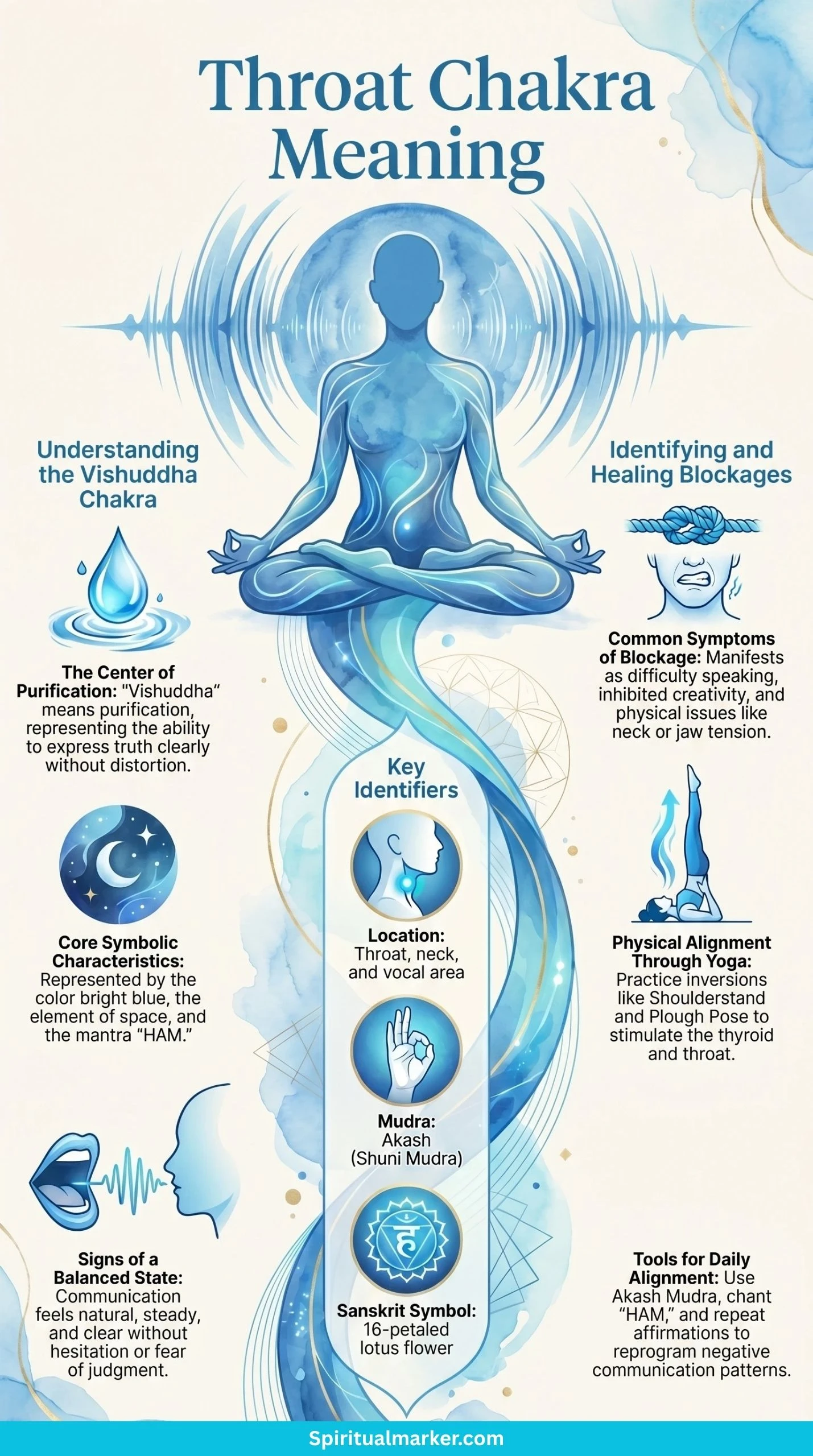 Meaning of Throat Chakra, A Complete Infographic