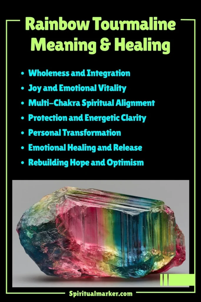 Rainbow Tourmaline Meaning, Healing Properties and Spiritual Symbolism