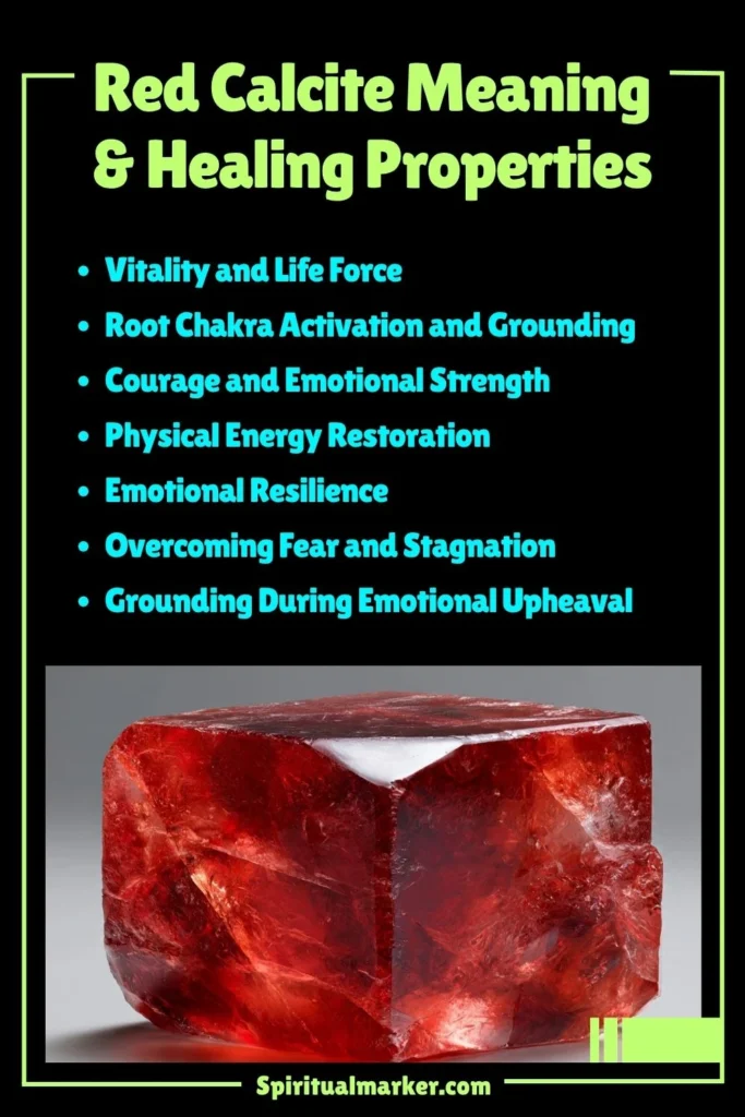 Red Calcite Meaning, Healing Properties and Spiritual Symbolism
