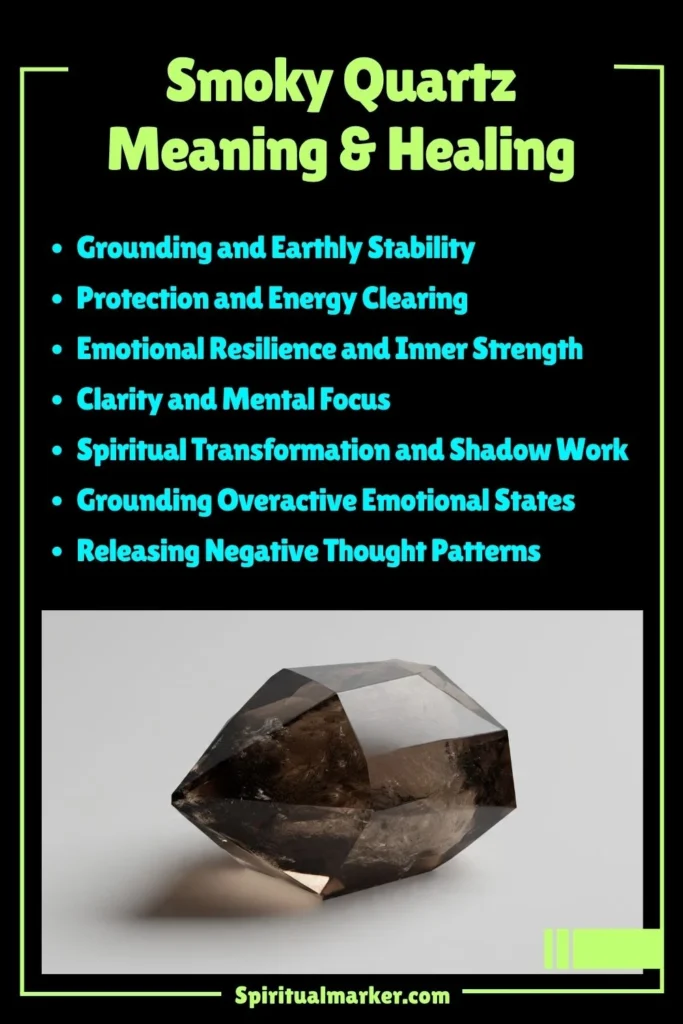 Smoky Quartz Meaning, Healing Properties and Spiritual Symbolism