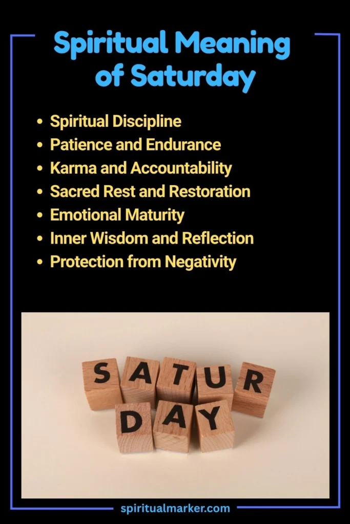 Spiritual Meaning of Saturday, and Its Symbolism