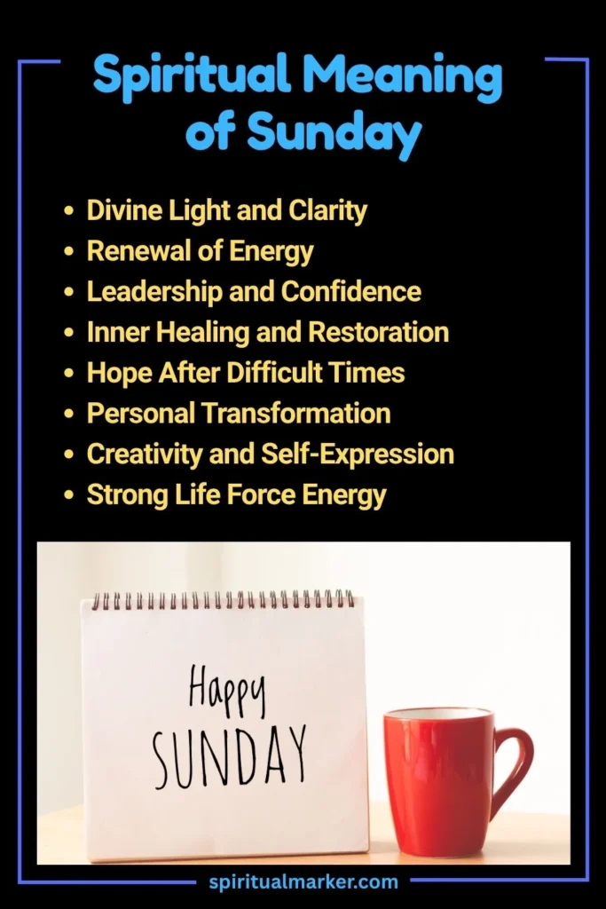 Spiritual Meaning of Sunday, and Its Symbolism