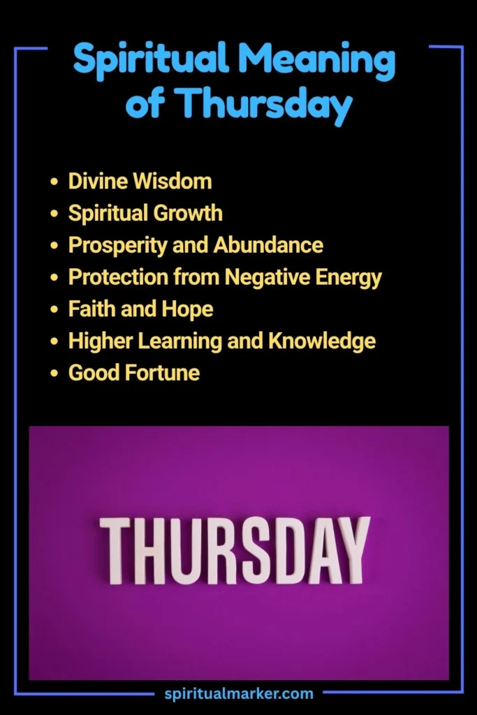 Spiritual Meaning of Thursday, and Its Symbolism