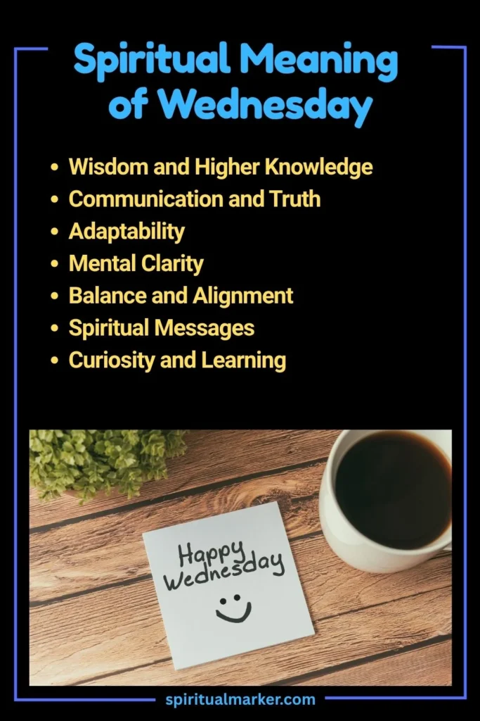 Spiritual Meaning of Wednesday, and Its Symbolism
